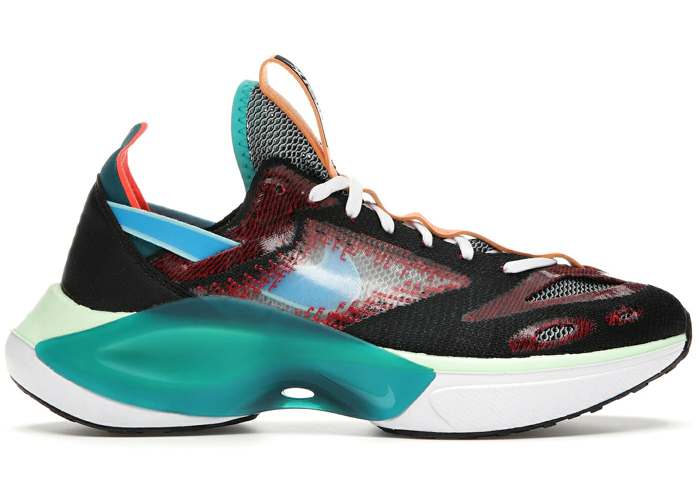 ナイキ 飛球編み物 黒いこと 黒いこと 青味 青み 赤 赤いこと スニーカー メンズ NIKE DMNSIX N110 FLYKNIT BLACK BLUE HERO UNIVERSITY RED / BLACK BLUE HERO BLUE GAZE
