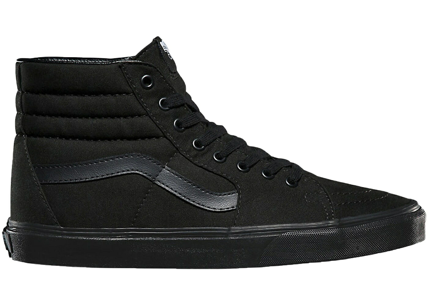 ヴァンズ バンズ 滑る御機嫌 黒いこと 黒いこと スニーカー メンズ VANS SK8-HI CANVAS TRIPLE BLACK / BLACK BLACK BLACK