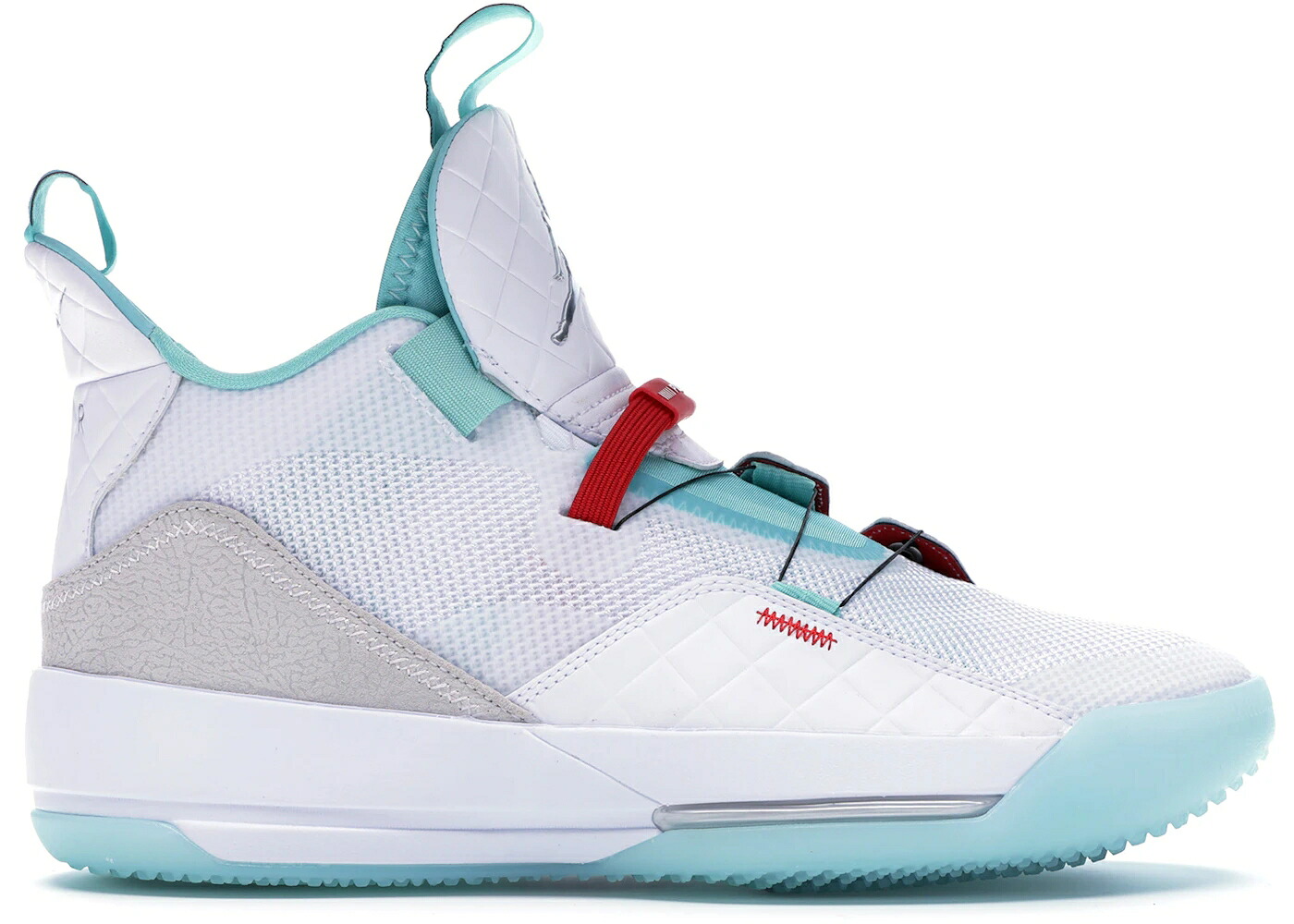 ナイキ ジョーダン 白いこと 白いこと しろがね色 しろがね色 スニーカー メンズ JORDAN XXXIII GUO AILUN PE / WHITE METALLIC SILVER UNIVERSITY
