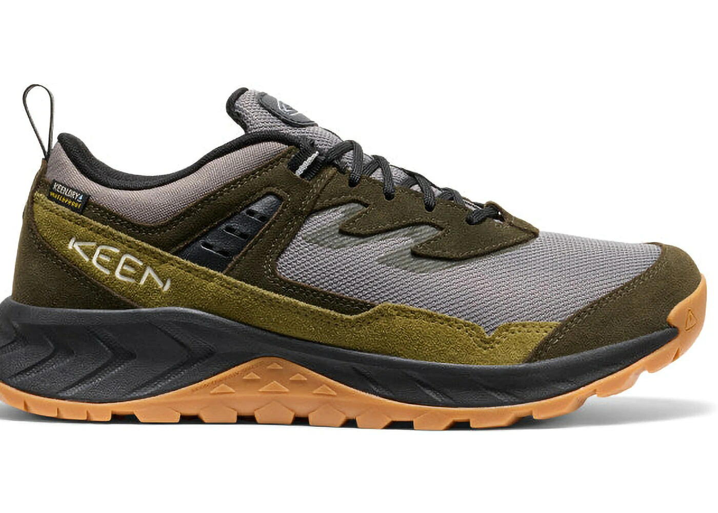 キーン しろがね色 スチール写真 薄墨色 薄墨色 フォレスト ナイト爵 スニーカー メンズ KEEN HIGHTRAIL WATERPROOF STEEL GREY FOREST NIGHT / STEEL GREY FOREST NIGHT