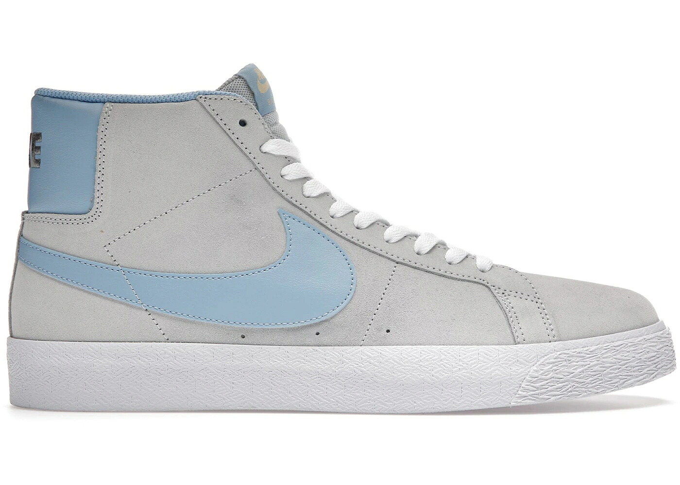 ナイキ エスビー ブレイザー ミッド 薄墨色 薄墨色 青味 青み スニーカー メンズ NIKE SB BLAZER MID SOFT GREY BABY BLUE / SOFT GREY BABY BLUE