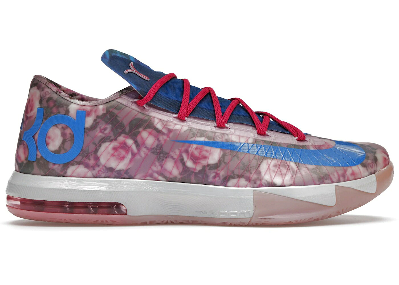 ナイキ パール サクラ色 青味 青み スニーカー メンズ NIKE KD 6 AUNT PEARL / LIGHT ARCTIC PINK PHOTO BLUE