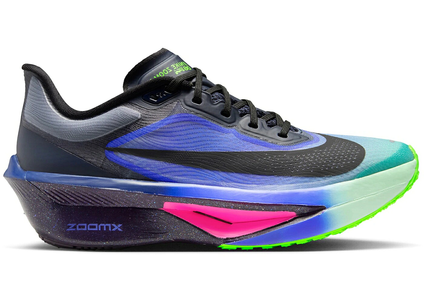 ナイキ 望遠レンズ 青み 青色 望遠レンズ飛球 WOMEN\u0027S スニーカー レディース NIKE ZOOM FLY 6 GLAM DARK OBSIDIAN EMERALD (WOMEN\u0027S) / DARK OBSIDIAN RACER BLUE EMERALD