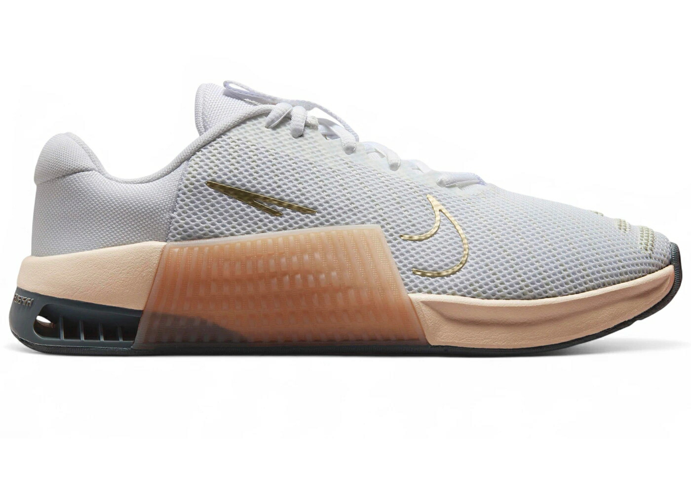ナイキ 白いこと 白いこと ゴールド WOMEN\u0027S スニーカー レディース NIKE METCON 9 WHITE GOLD SANDDRIFT (WOMEN\u0027S) / WHITE METALLIC GOLD GRAIN