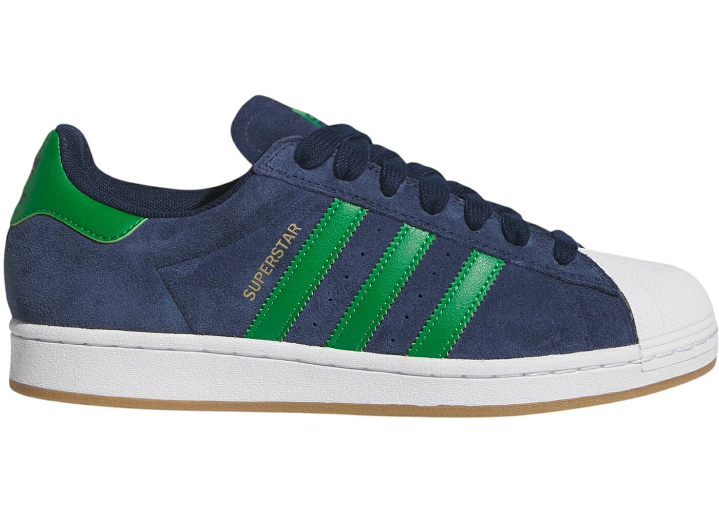 アディダス スーパースター 紺色 ネイビー 緑 グリーン スニーカー メンズ ADIDAS SUPERSTAR COLLEGIATE NAVY GREEN / COLLEGIATE NAVY GREEN CLOUD