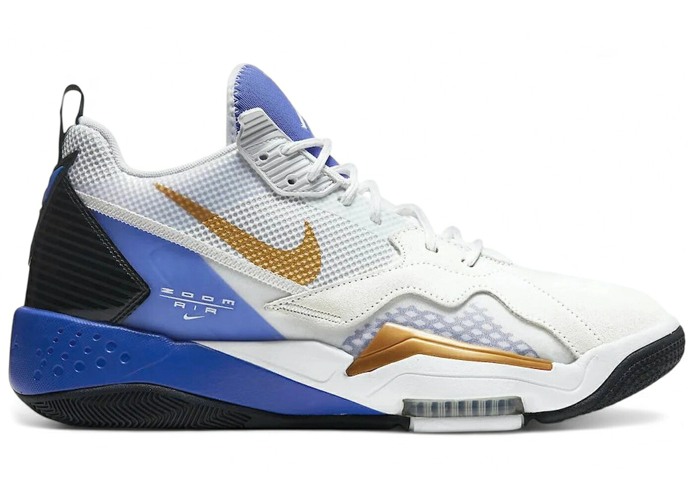 ナイキ ジョーダン 望遠レンズ 白いこと 白いこと ゴールド \u002792 スニーカー メンズ JORDAN ZOOM SUMMIT WHITE METALLIC GOLD / SUMMIT WHITE METALLIC GOLD