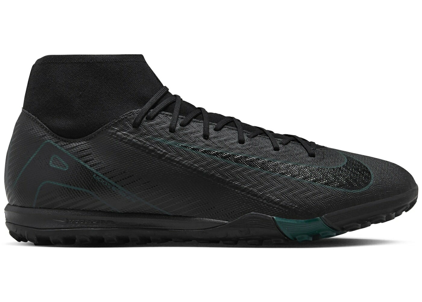 ナイキ アカデミー 黒色 ブラック ディープ スニーカー メンズ NIKE MERCURIAL SUPERFLY 10 ACADEMY TF BLACK DEEP JUNGLE / BLACK DEEP JUNGLE BLACK