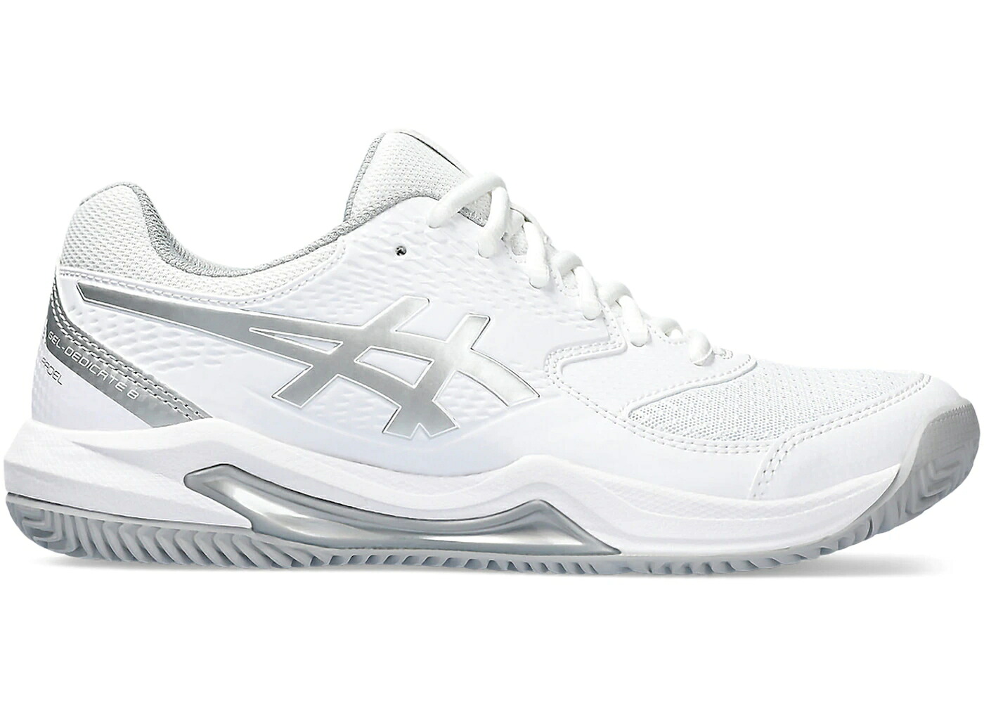 アシックス 白色 ホワイト ピュア 銀色 シルバー WOMEN'S スニーカー レディース ASICS GEL-DEDICATE 8 PADEL WHITE PURE SILVER (WOMEN'S) / WHITE PURE SILVER｜スニケス 43,160円