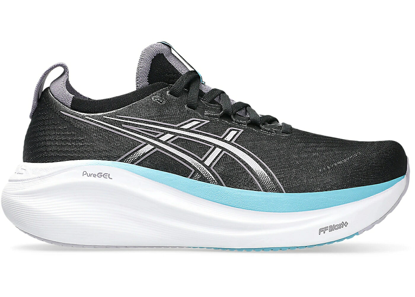 アシックス 黒いこと 黒いこと 紫 相撲取り草 WOMEN\u0027S スニーカー レディース ASICS GEL-NIMBUS 27 BLACK DUSK VIOLET (WOMEN\u0027S) / BLACK DUSK VIOLET