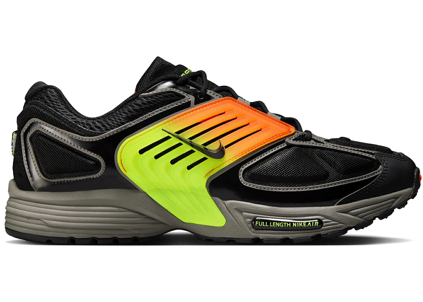 ナイキ ペガサス 縮くれる ウェイブ 黒いこと 黒いこと 橙 オレンジ色 スニーカー メンズ NIKE AIR PEGASUS WAVE GRADIENT CAGE / BLACK FLAT PEWTER SAFETY ORANGE