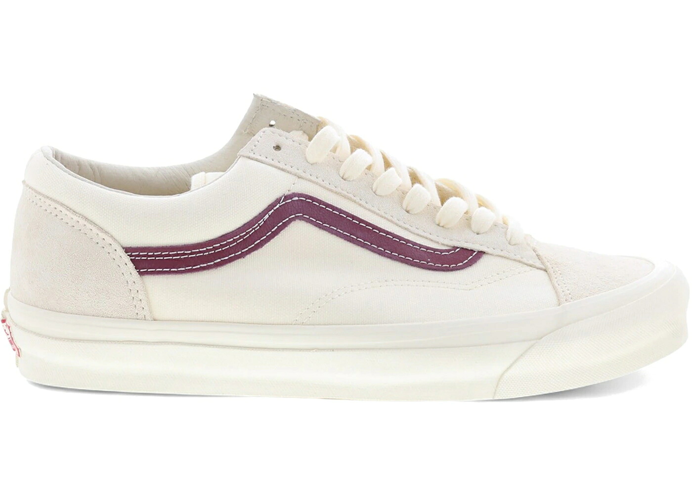 ヴァンズ バンズ クラシック 白色 ホワイト スニーカー メンズ VANS OG STYLE 36 LX CLASSIC WHITE POMEGRANATE / CLASSIC WHITE POMEGRANATE|スニケス