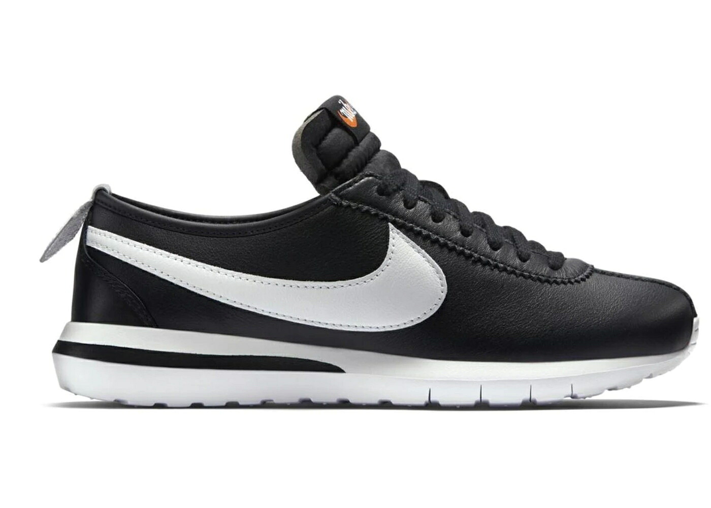 ナイキ ラン コルテッツ 黒色 ブラック 白色 ホワイト スニーカー メンズ NIKE ROSHE RUN FRAGMENT CORTEZ BLACK / BLACK WHITE