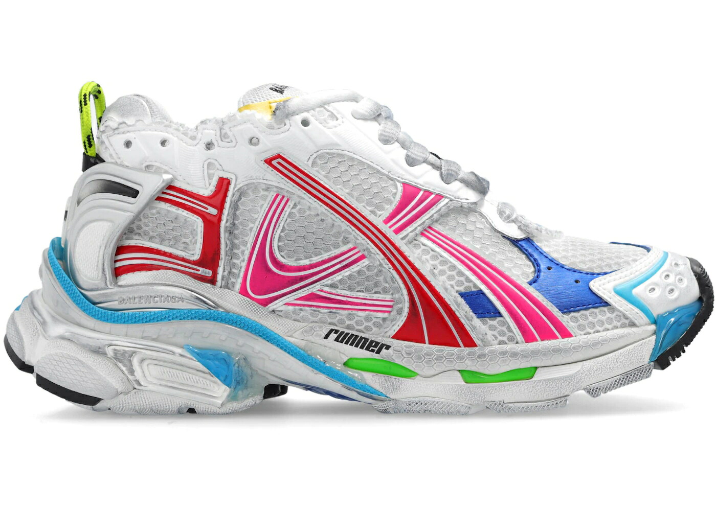 バレンシアガ 白いこと 白いこと WOMEN\u0027S スニーカー レディース BALENCIAGA RUNNER WORN-OUT WHITE MULTI-COLOR (WOMEN\u0027S) / WHITE MULTI COLOR