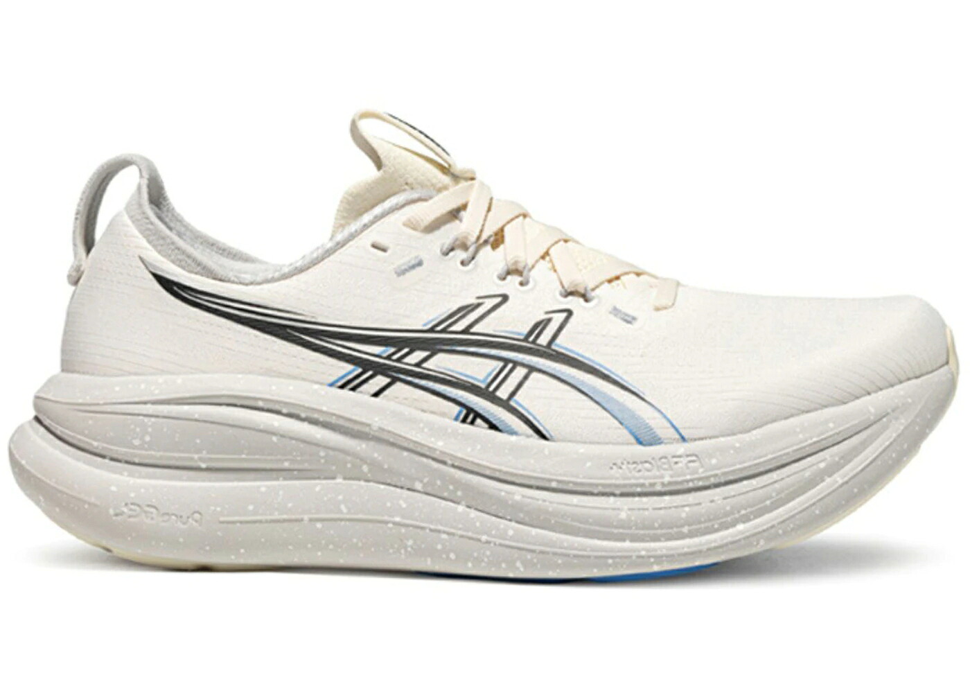 アシックス 皮膚軟化剤 黒いこと 黒いこと スニーカー メンズ ASICS GEL-NIMBUS 28 CREAM BLACK / CREAM BLACK