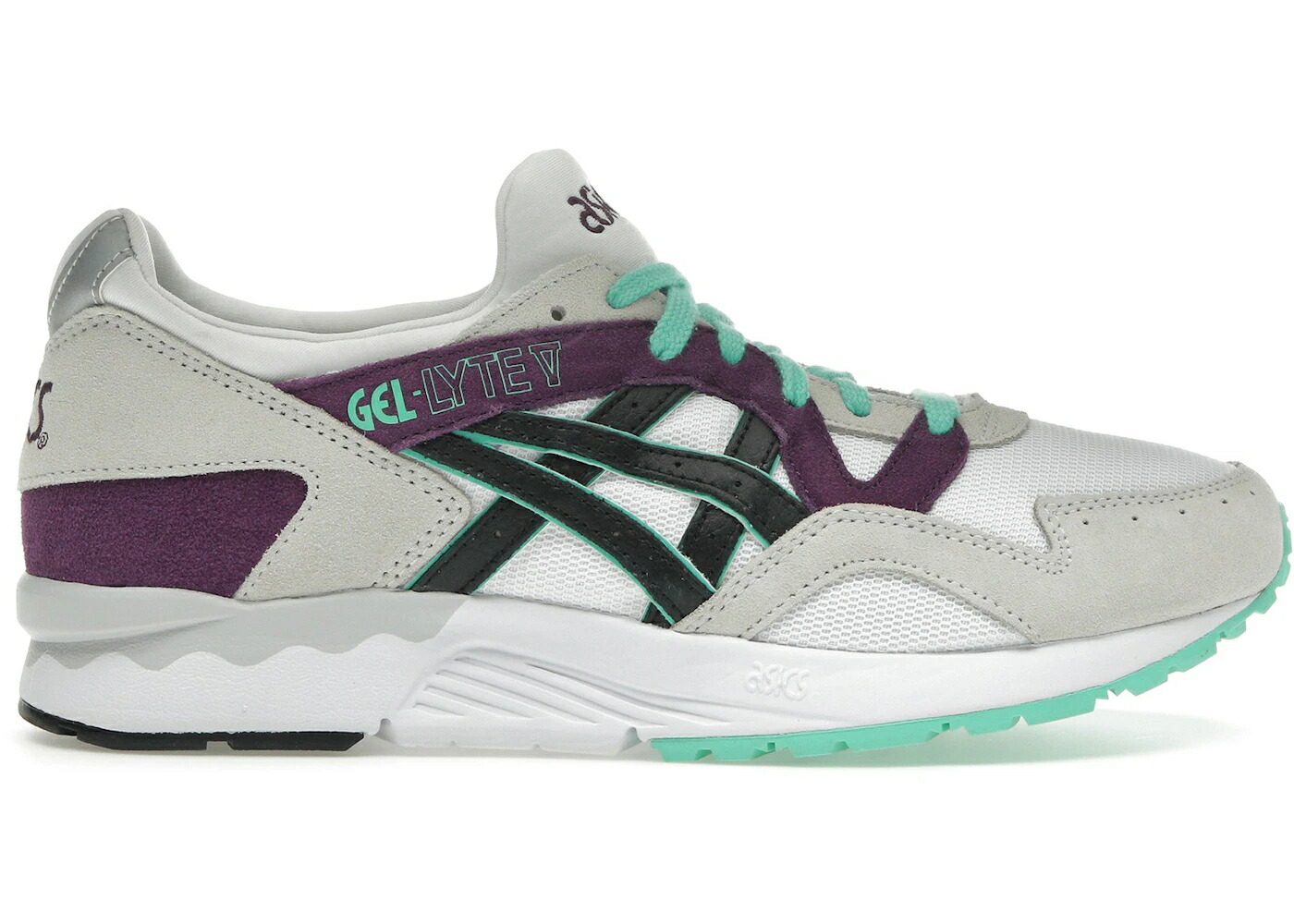 アシックス 先だつもの点火装置 白いこと 白いこと 黒いこと 黒いこと スニーカー メンズ ASICS GEL-LYTE V WHITE BLACK / WHITE BLACK