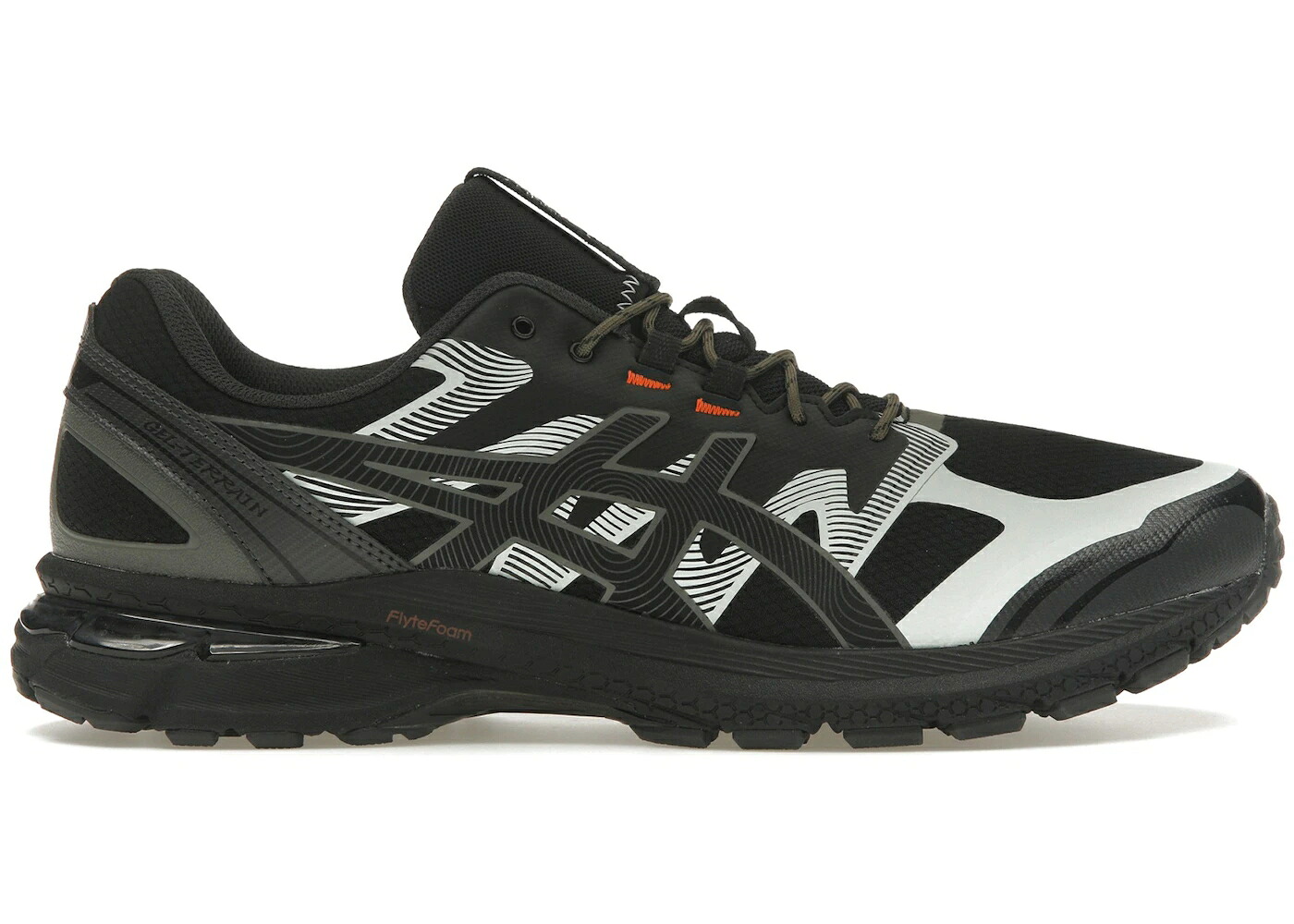 アシックス 黒いこと 黒いこと 薄墨色 薄墨色 スニーカー メンズ ASICS GEL-TERRAIN BLACK TRUFFLE GREY / BLACK TRUFFLE GREY