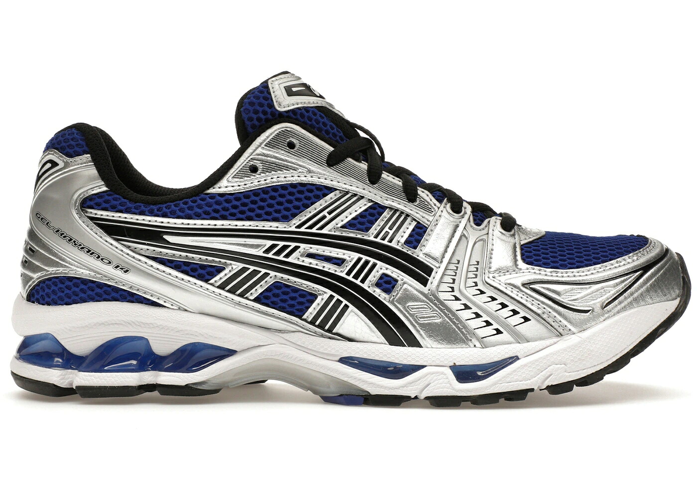 アシックス 青色 ブルー 黒色 ブラック 銀色 シルバー スニーカー メンズ ASICS GEL-KAYANO 14 MONACO BLUE / MONACO BLUE BLACK SILVER|スニケス