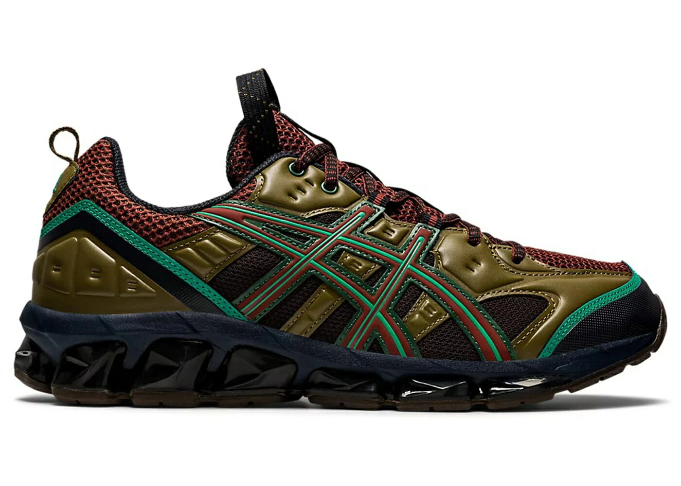 アシックス 緑 グリーン スニーカー メンズ ASICS US3-S GEL-QUANTUM 360 VII KISO FIR-GREEN DEMITASSE / FIR GREEN DEMITASSE｜スニケス