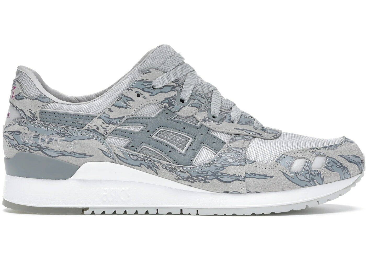 アシックス 先だつもの点火装置 薄墨色 薄墨色 紫 パープル スニーカー メンズ ASICS GEL-LYTE III ATMOS X SOLEBOX / GREY GREY PURPLE