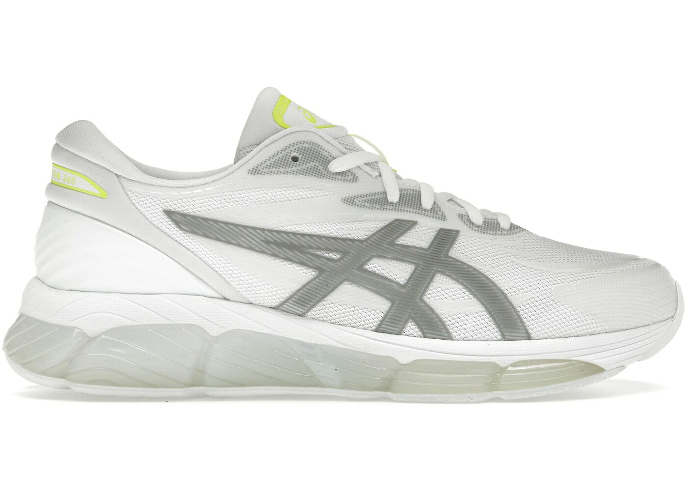 アシックス 白色 ホワイト 銀色 シルバー ピュア スニーカー メンズ ASICS GEL-QUANTUM 360 VIII WHITE SILVER NEON / WHITE PURE SILVER
