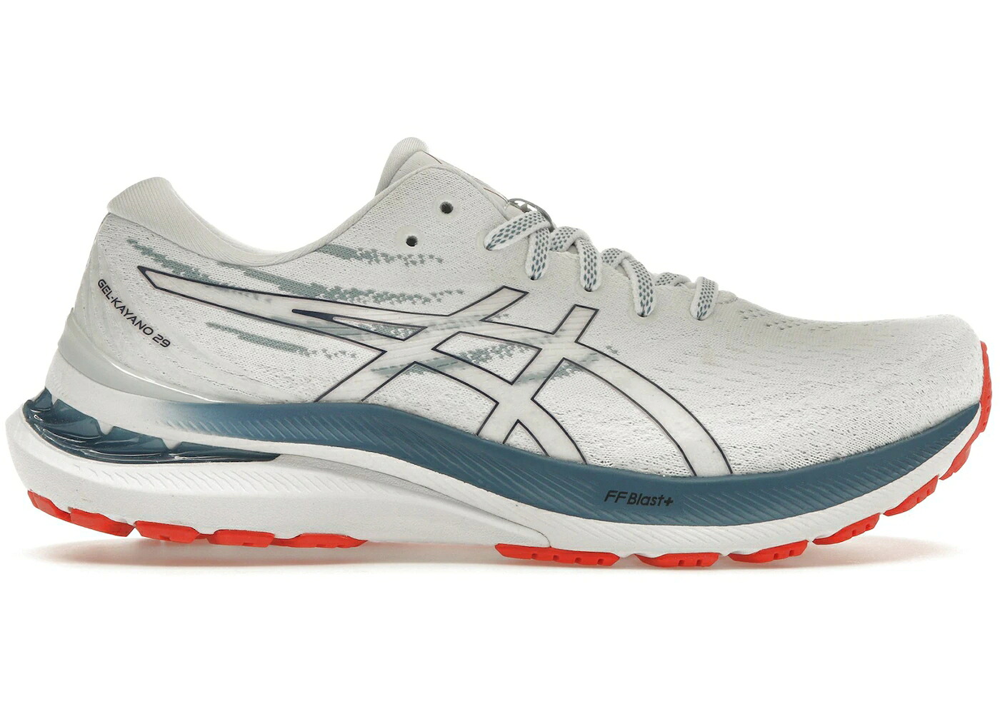 アシックス 白いこと 白いこと ディープ スニーカー メンズ ASICS GEL-KAYANO 29 WHITE DEEP OCEAN / WHITE DEEP OCEAN