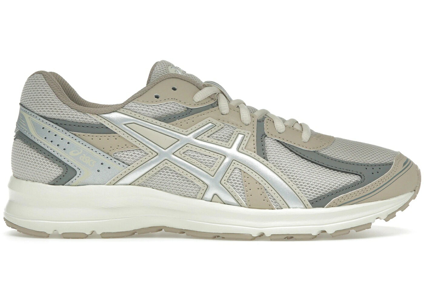 アシックス 純然たる しろがね色 しろがね色 スニーカー メンズ ASICS JOG 100S OATMEAL PURE SILVER / OATMEAL PURE SILVER