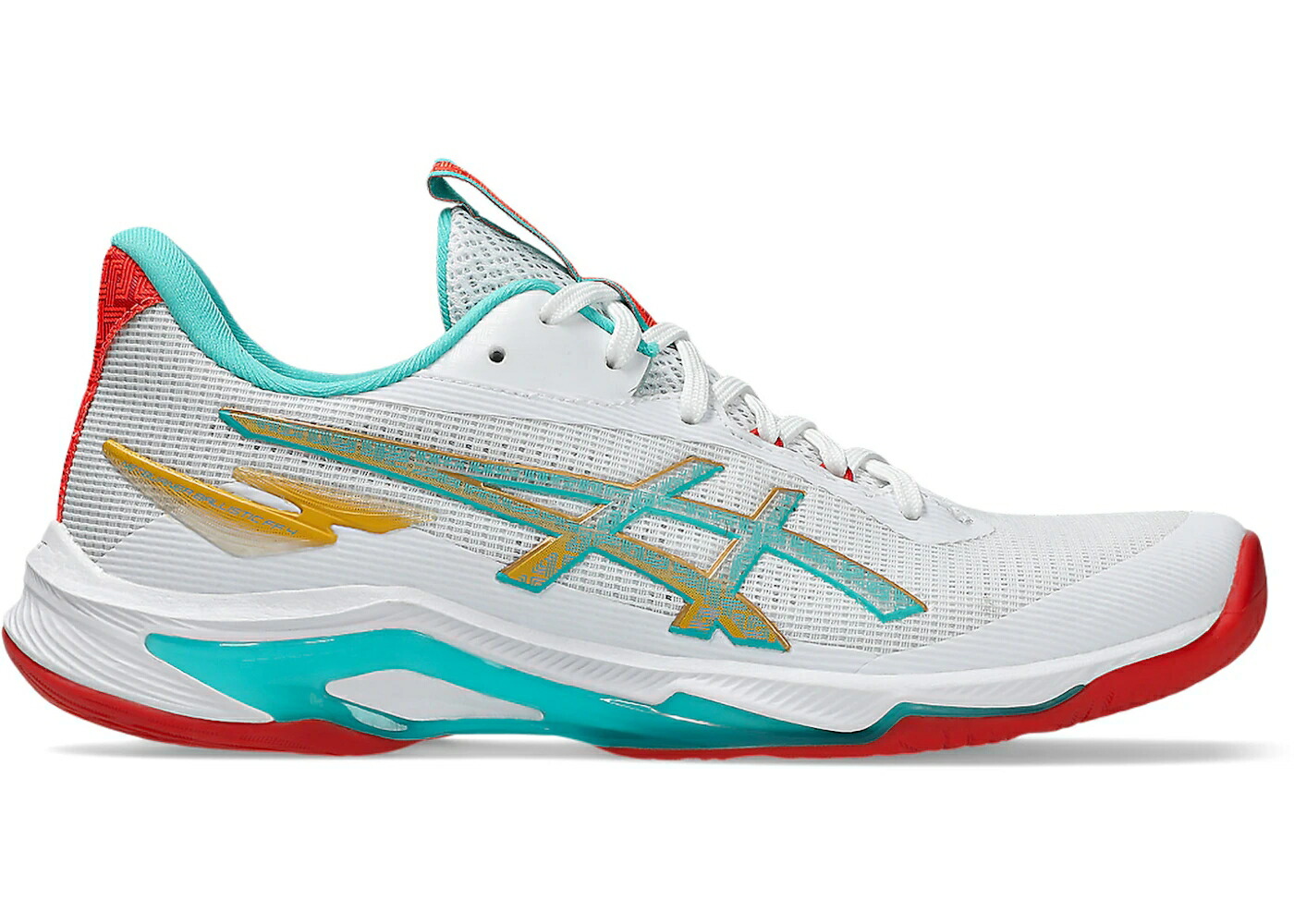 アシックス 白色 ホワイト WOMEN'S スニーカー レディース ASICS NETBURNER BALLISTIC FF 4 WHITE SEA GLASS (WOMEN'S) / WHITE SEA GLASS