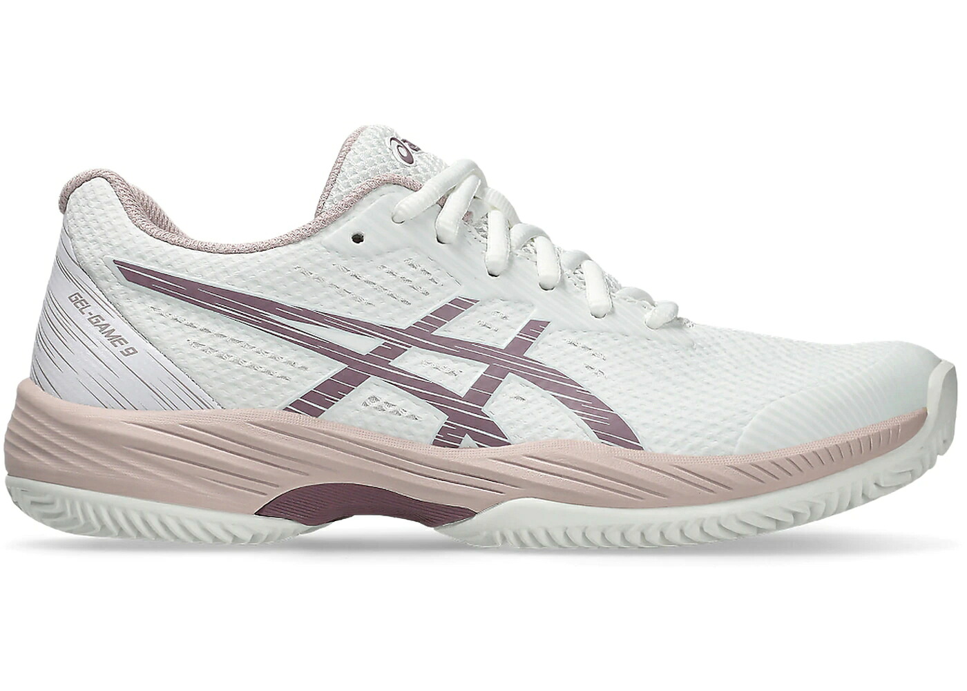 アシックス 白いこと 白いこと WOMEN\u0027S スニーカー レディース ASICS GEL-GAME 9 CLAY/OC WHITE DUSTY MAUVE (WOMEN\u0027S) / WHITE DUSTY MAUVE