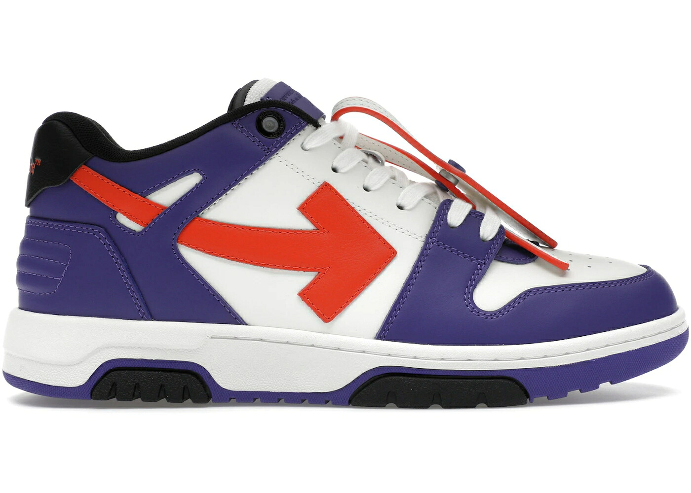 象牙色 白いこと 白いこと 紫 パープル 橙 オレンジ色 スニーカー メンズ OFF-WHITE OUT OF OFFICE OOO LOW TOPS WHITE PURPLE ORANGE / WHITE PURPLE ORANGE
