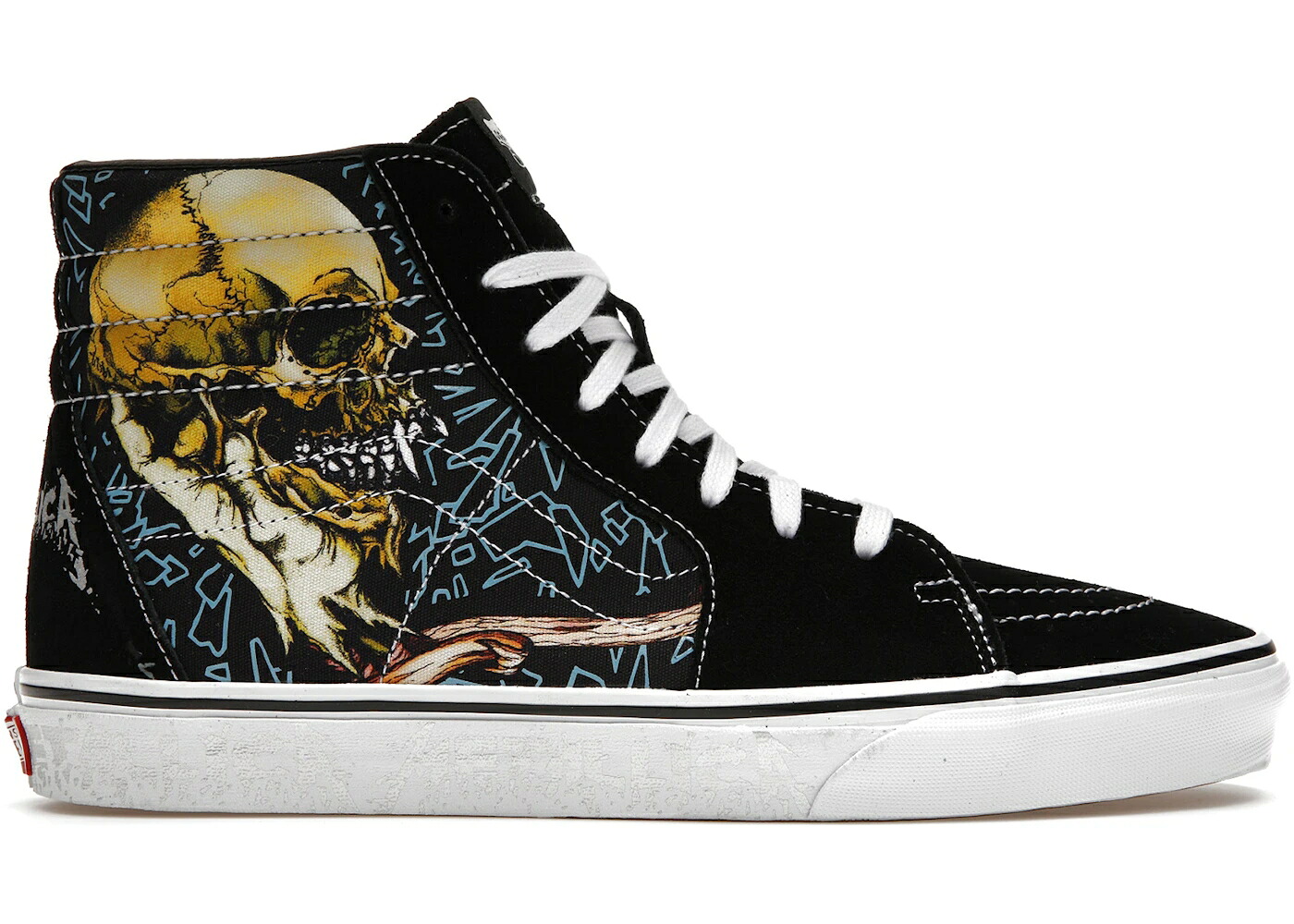 ヴァンズ バンズ 滑るご機嫌 黒いこと 黒いこと 白いこと 白いこと スニーカー メンズ VANS SK8-HI METALLICA THE BLACK ALBUM 30TH ANNIVERSARY / BLACK WHITE MULTI COLOR