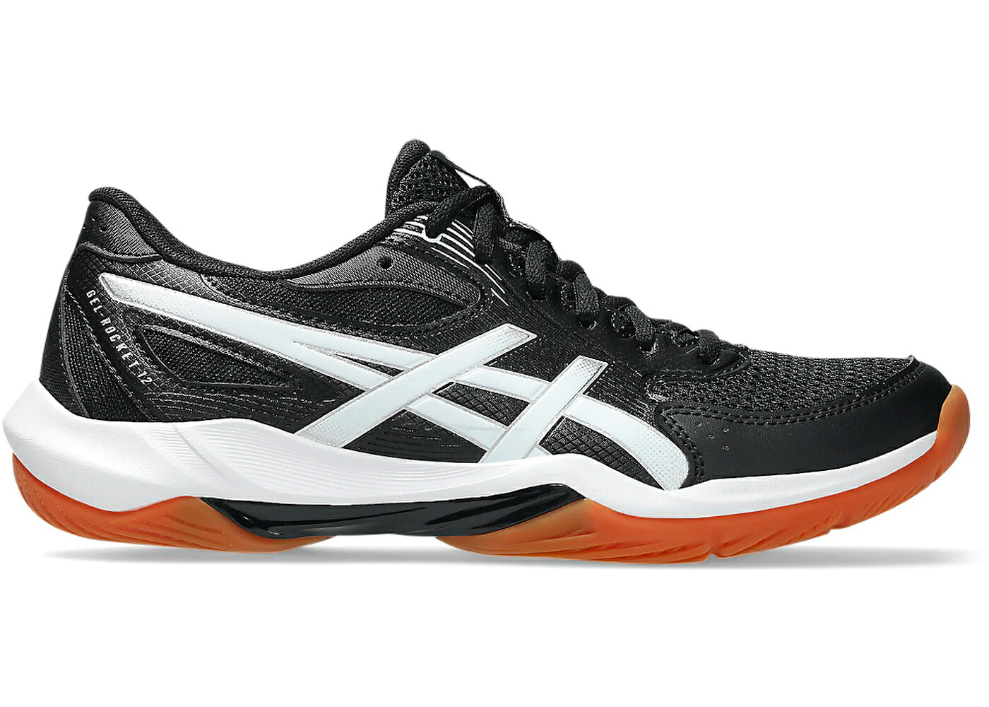 アシックス 黒色 ブラック 白色 ホワイト WOMEN'S スニーカー レディース ASICS GEL-ROCKET 12 BLACK WHITE (WOMEN'S) / BLACK WHITE
