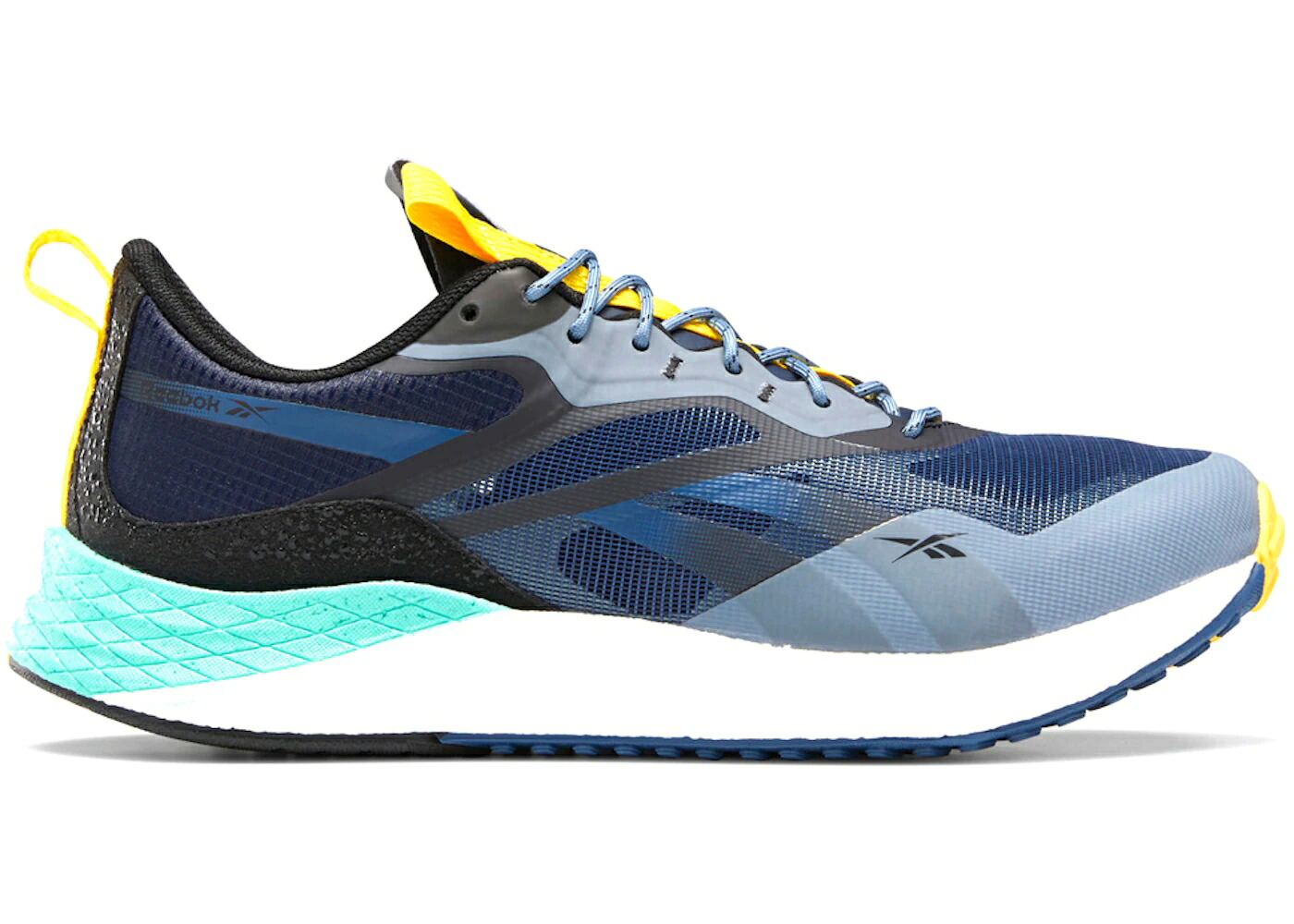 リーボック 活動力 青碧 青碧 スニーカー メンズ REEBOK FLOATRIDE ENERGY 3 ADVENTURE NATIONAL GEOGRAPHIC / BATIK BLUE SEMI PIXEL MINT
