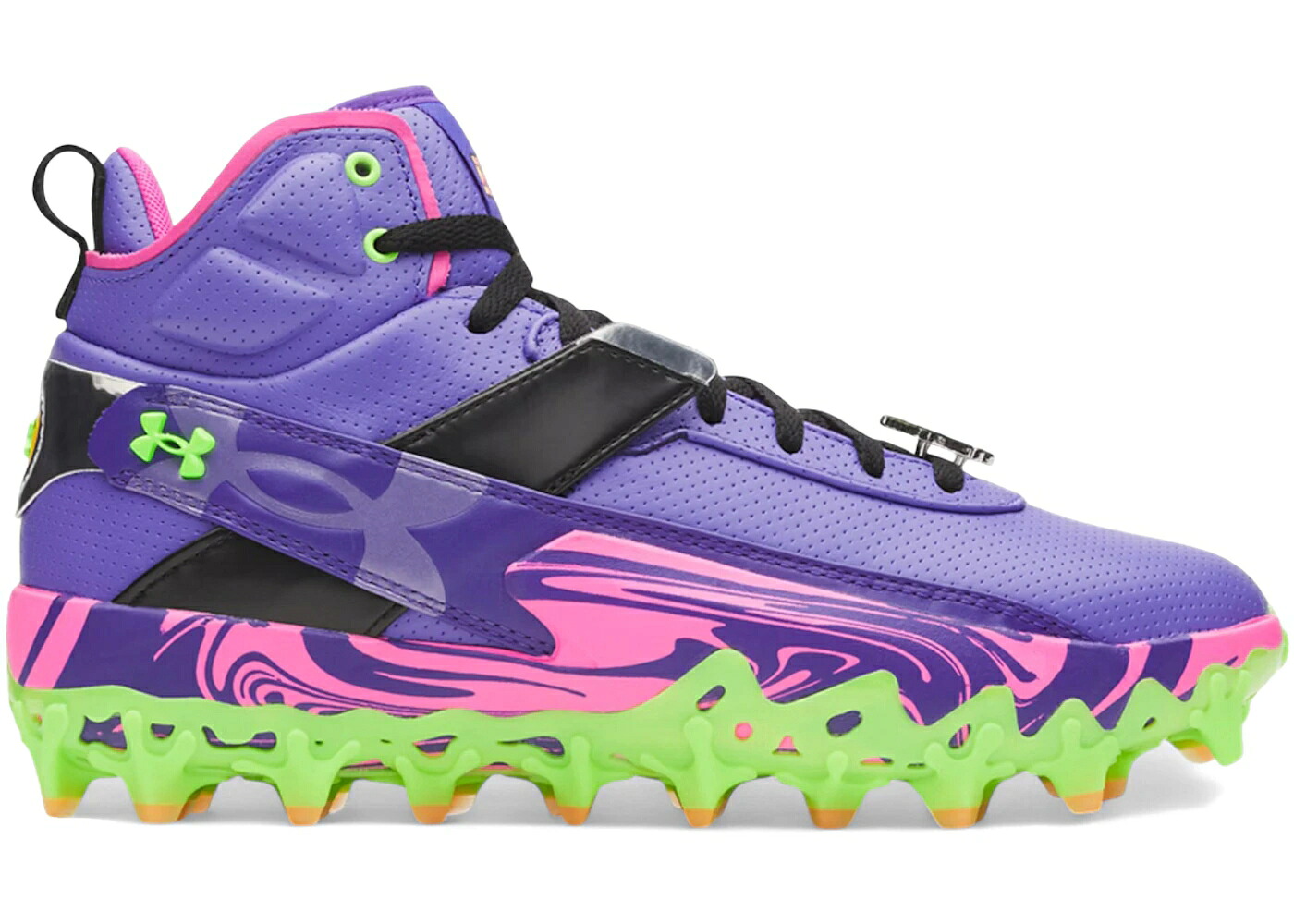 プロ 紫 パープル 緑 グリーン ピンク アンダーアーマー スニーカー メンズ UNDER ARMOUR UNDER ARMOUR HARPER 10 PRO TPU MAD HOUSE PE / PURPLE ELECTRIC GREEN PINK