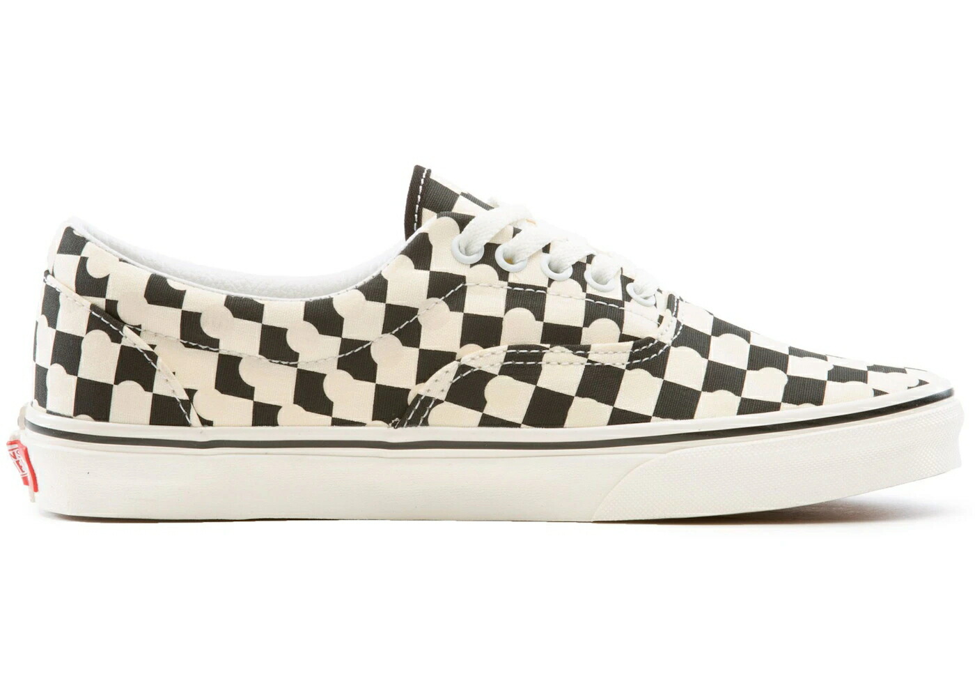 ヴァンズ バンズ 白色 ホワイト スニーカー メンズ VANS ERA UV INK CHECKERBOARD / UV INK TRUE WHITE