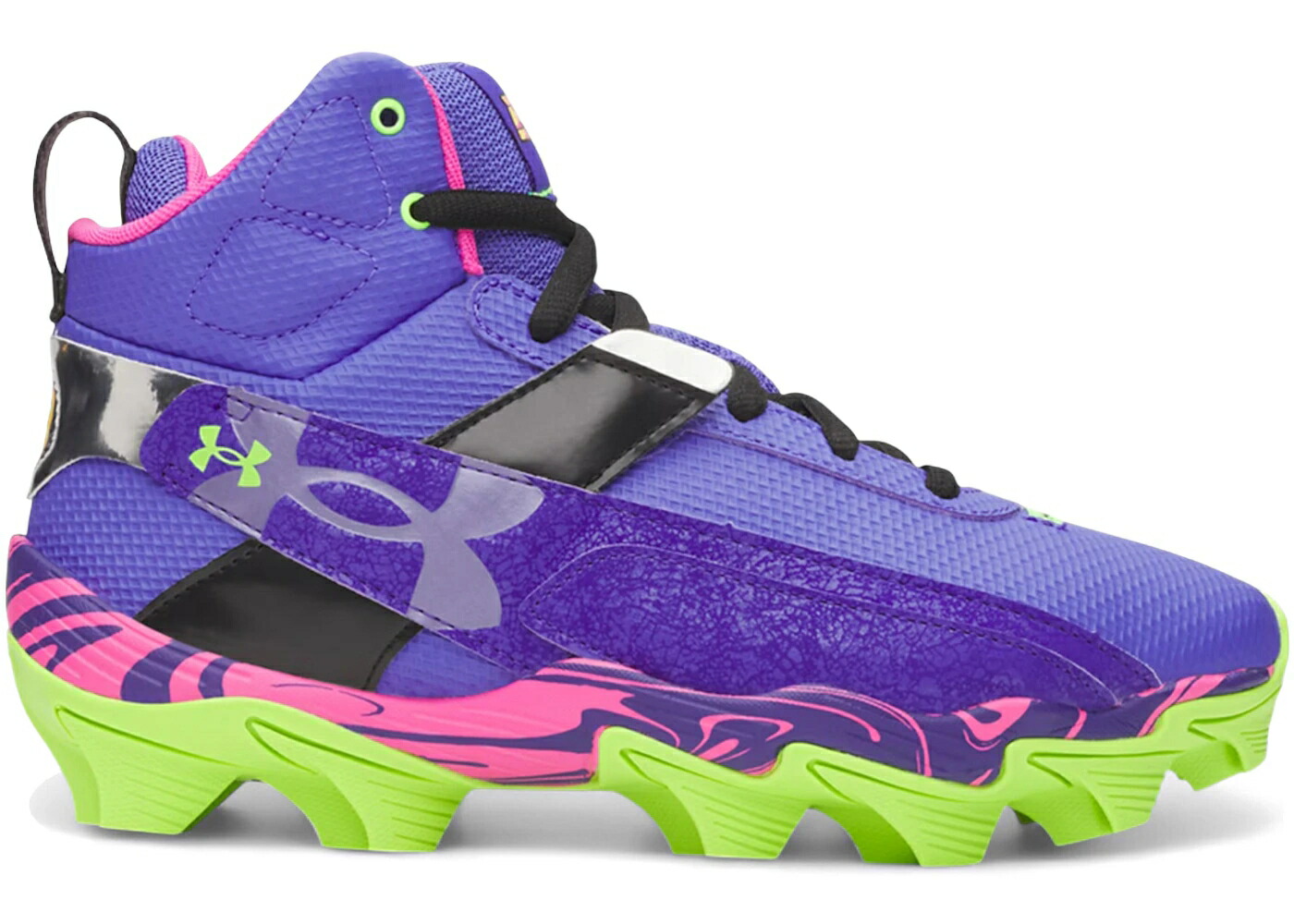 紫 パープル 緑 グリーン ピンク アンダーアーマー ジュニア キッズ UNDER ARMOUR UNDER ARMOUR HARPER 10 RM LE MAD HOUSE PE (GS) / PURPLE ELECTRIC GREEN PINK ベビー マタニティ スニーカー
