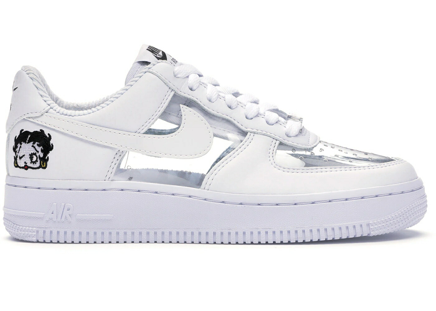 ナイキ 白いこと 白いこと 空軍 \u002707 WOMEN\u0027S スニーカー レディース NIKE AIR FORCE 1 LOW OLIVIA KIM (FRIENDS AND FAMILY) (WOMEN\u0027S) / WHITE TRANSPARENT