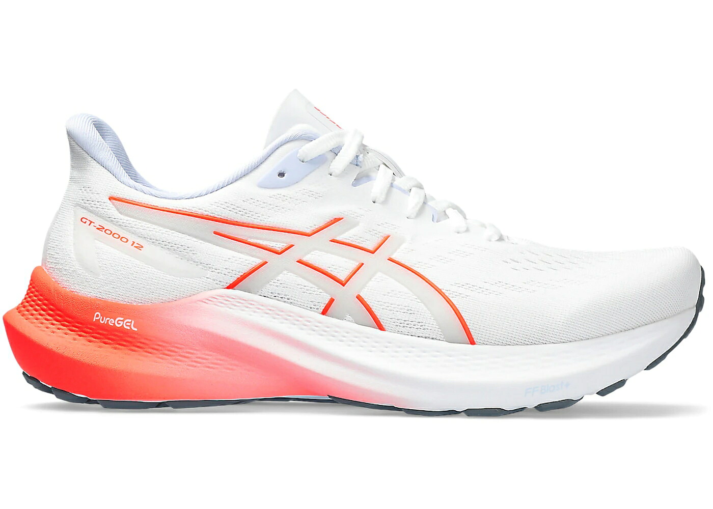 アシックス 白色 ホワイト 赤 レッド スニーカー メンズ ASICS GT-2000 12 WHITE SUNRISE RED / WHITE SUNRISE RED|スニケス
