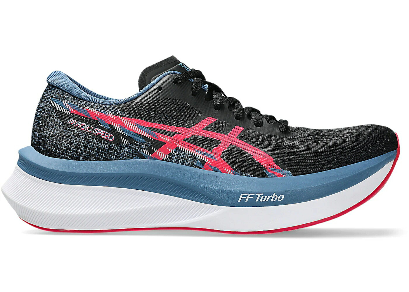 アシックス 神通力 す早さ 黒いこと 黒いこと 冬季 WOMEN\u0027S スニーカー レディース ASICS MAGIC SPEED 4 BLACK WINTER SEA (WOMEN\u0027S) / BLACK WINTER SEA