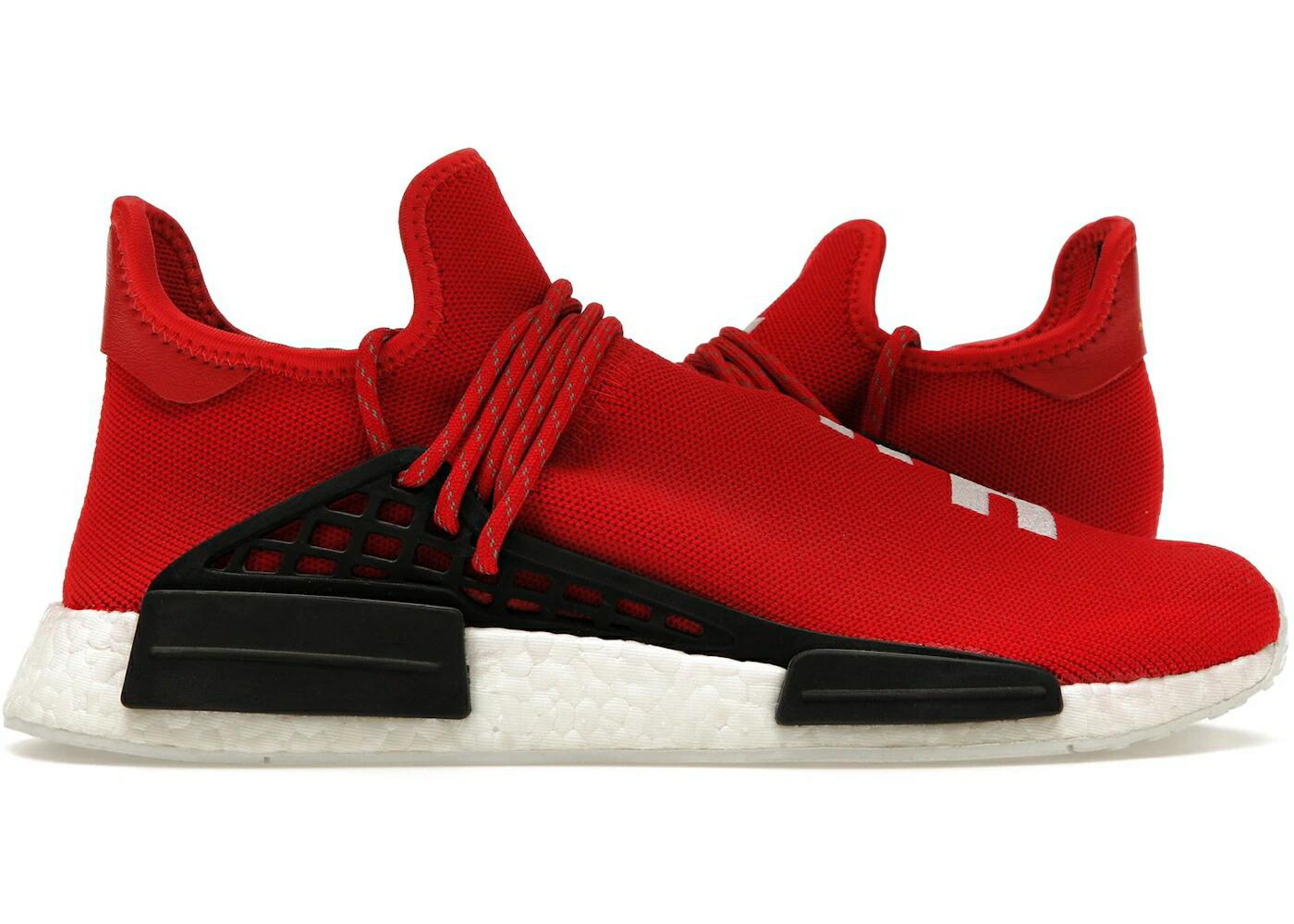 アディダス 白色 ホワイト スニーカー メンズ ADIDAS NMD HU PHARRELL HUMAN RACE SCARLET / SCARLET SCARLET WHITE