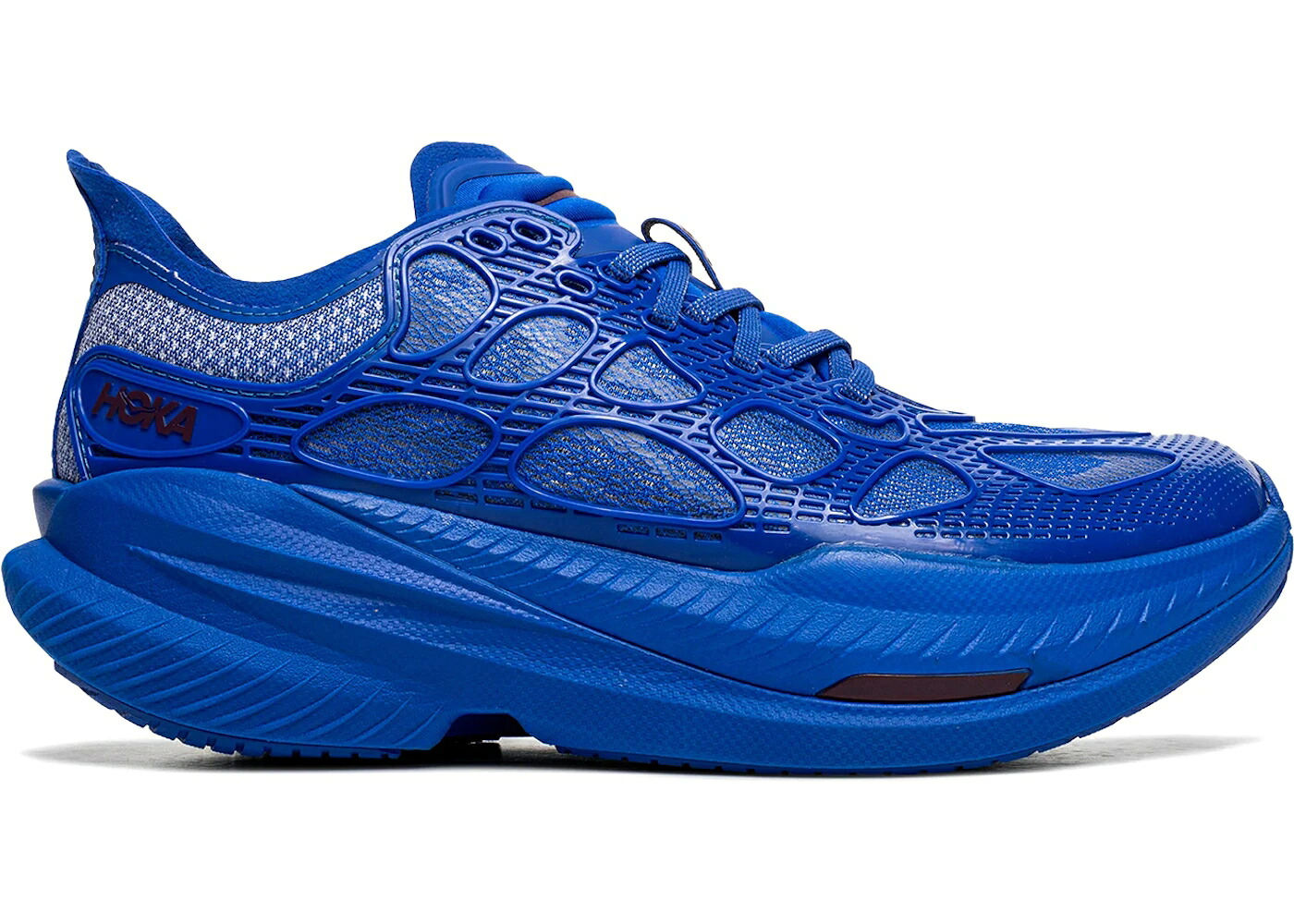 ホカオネオネ 青色 ブルー スニーカー メンズ HOKA ONE ONE HOKA ONE MACH X CAGED ULTRAMARINE MIDNIGHT BLUE / ULTRAMARINE MIDNIGHT BLUE