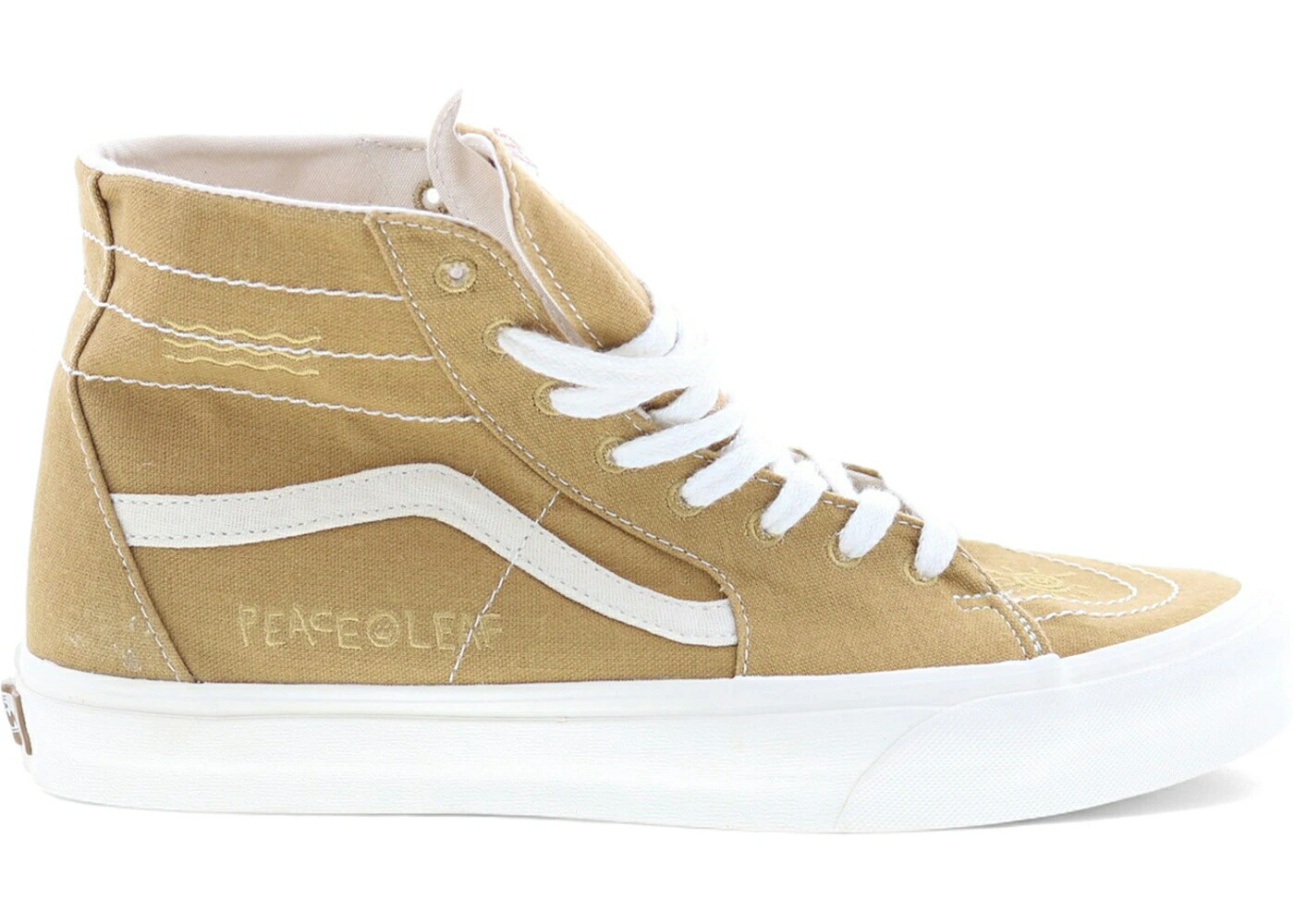 ヴァンズ バンズ スケートハイ ゴールド スニーカー メンズ VANS SK8-HI TAPERED ECO THEORY MUSTARD GOLD / MUSTARD GOLD
