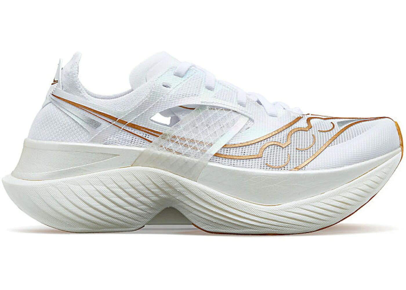 サッカニー エリート 白色 ホワイト ゴールド スニーカー メンズ SAUCONY ENDORPHIN ELITE WHITE GOLD / WHITE GOLD