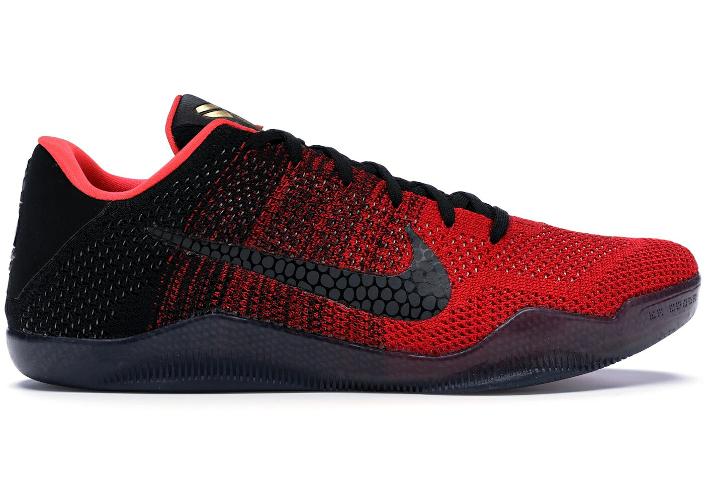ナイキ コービー エリート 踵 赤 赤いこと ゴールド スニーカー メンズ NIKE KOBE 11 ELITE LOW ACHILLES HEEL / UNIVERSITY RED METALLIC GOLD
