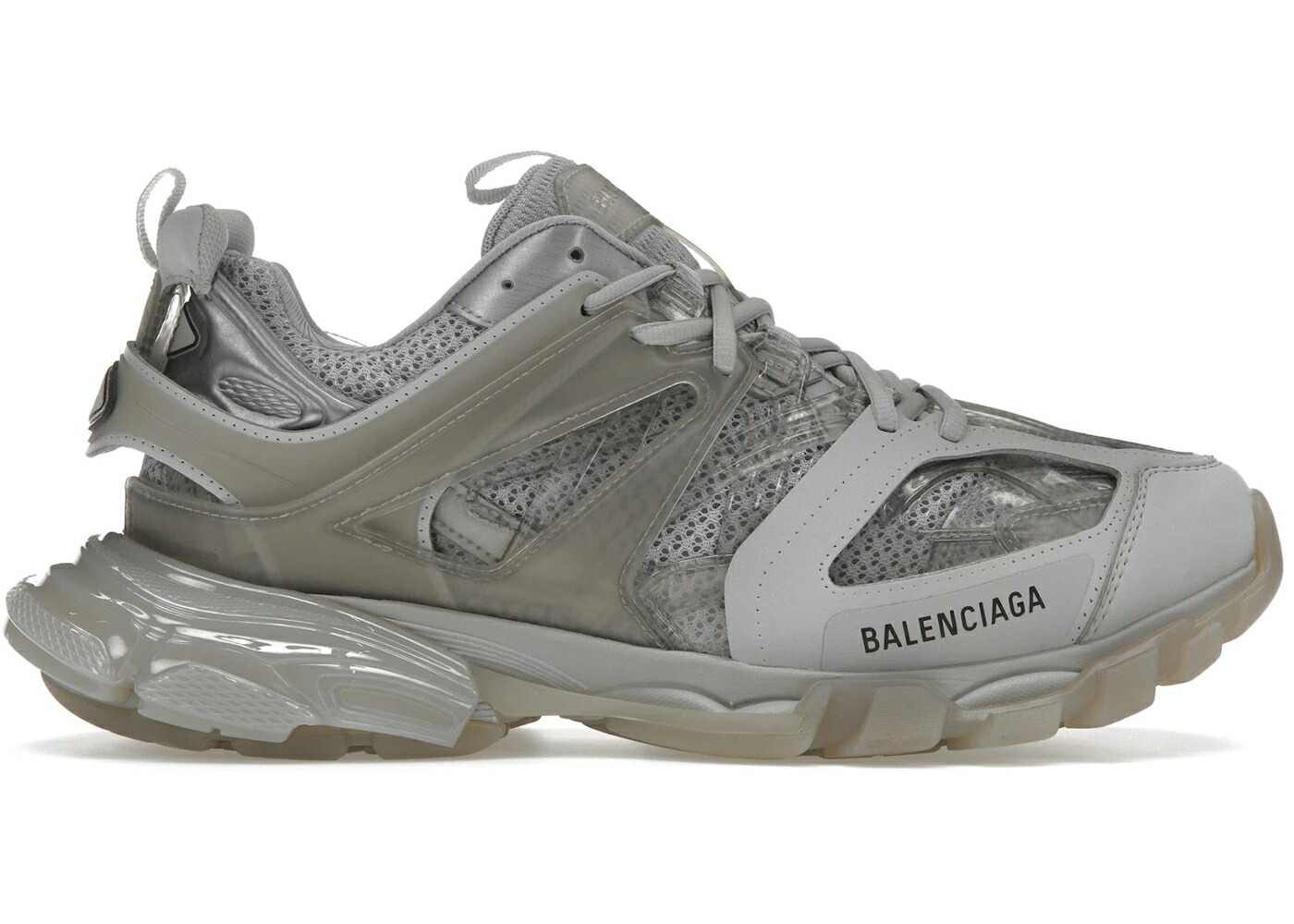 バレンシアガ トラック 灰色 グレー グレイ スニーカー メンズ BALENCIAGA TRACK CLEAR SOLE GRAY / GREY