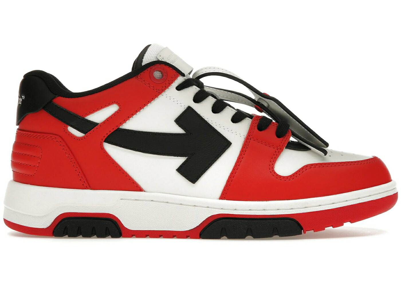 オフホワイト 赤 レッド 黒色 ブラック スニーカー メンズ OFF-WHITE OUT OF OFFICE OOO LOW TOPS RED BLACK (2024) / RED BLACK