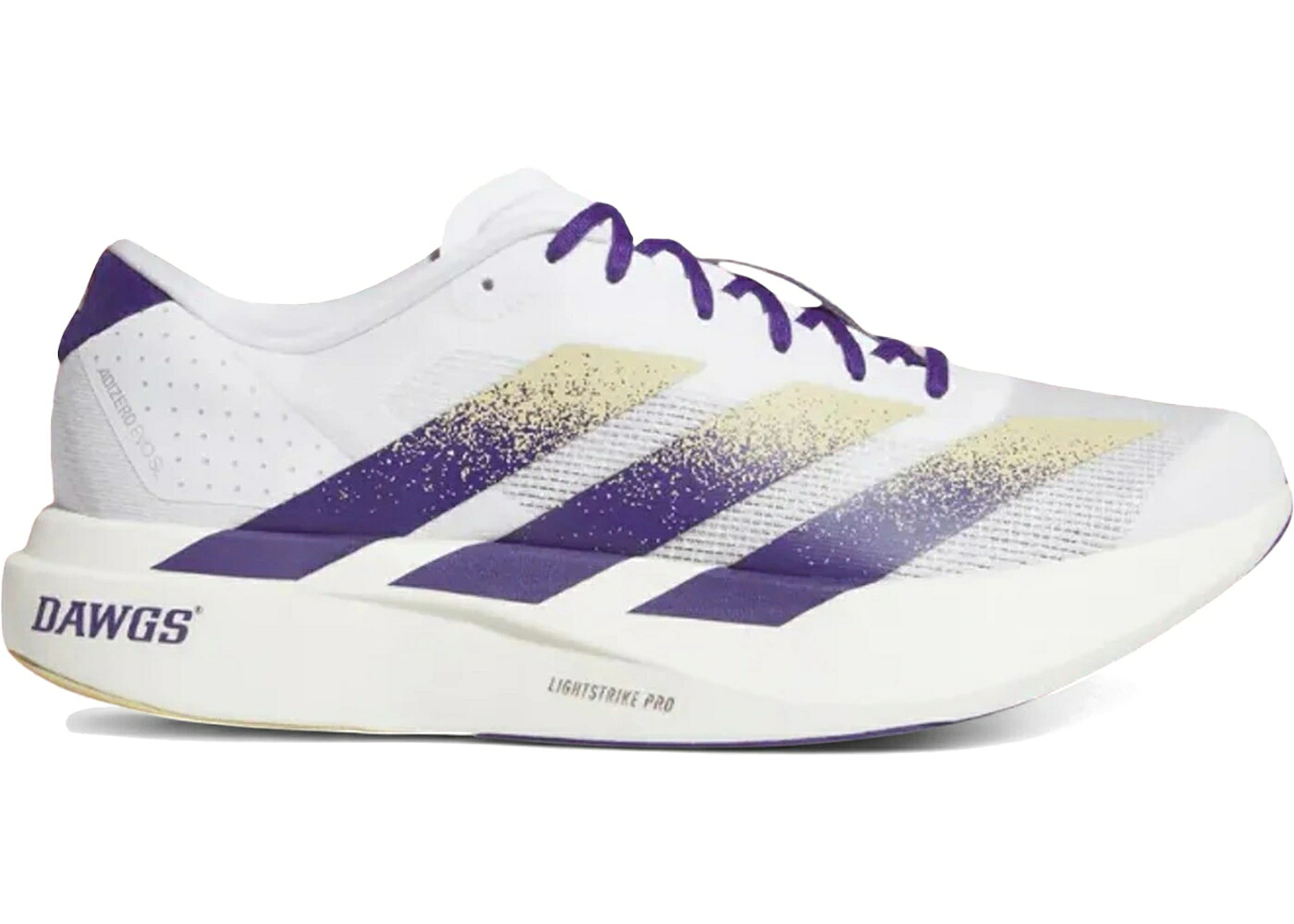 アディダス アディゼロ ワシントン州 白いこと 白いこと 野球クラブ 単科大学 スニーカー メンズ ADIDAS ADIZERO EVO SL WASHINGTON / FOOTWEAR WHITE TEAM COLLEGE