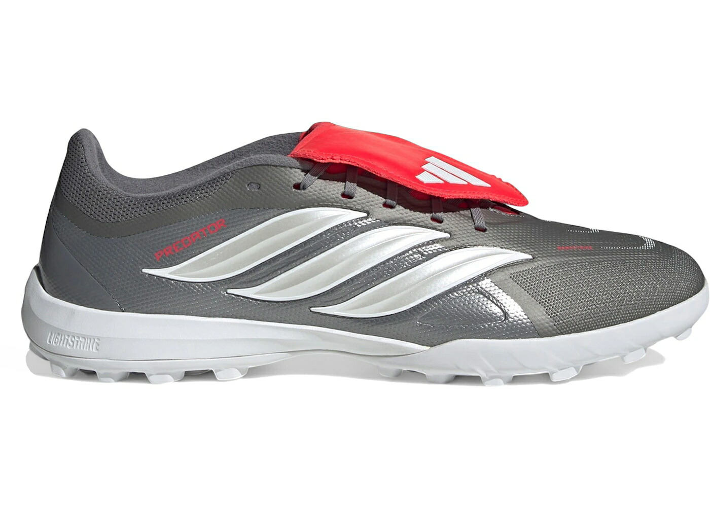 アディダス プレデター 銀色 スチール ゼロ スニーカー メンズ ADIDAS PREDATOR LEAGUE FOLD-OVER TONGUE TF FINISHERS STEEL PACK / IRON METALLIC ZERO METALIC LUCID