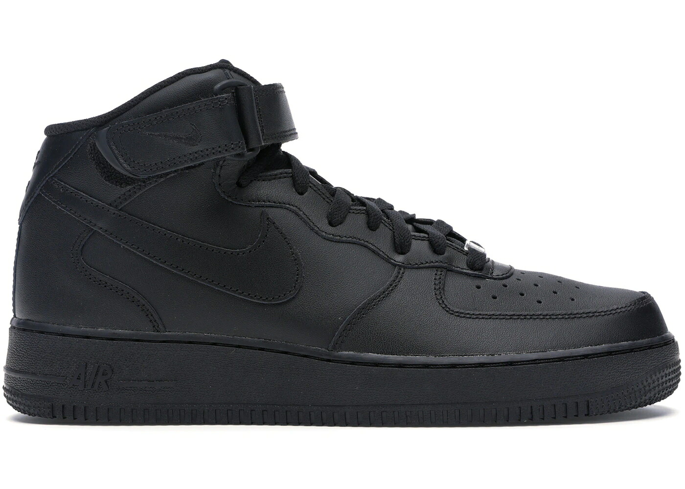 ナイキ ミッド 黒いこと 黒いこと 空軍 スニーカー メンズ NIKE AIR FORCE 1 MID BLACK (2016) / BLACK BLACK