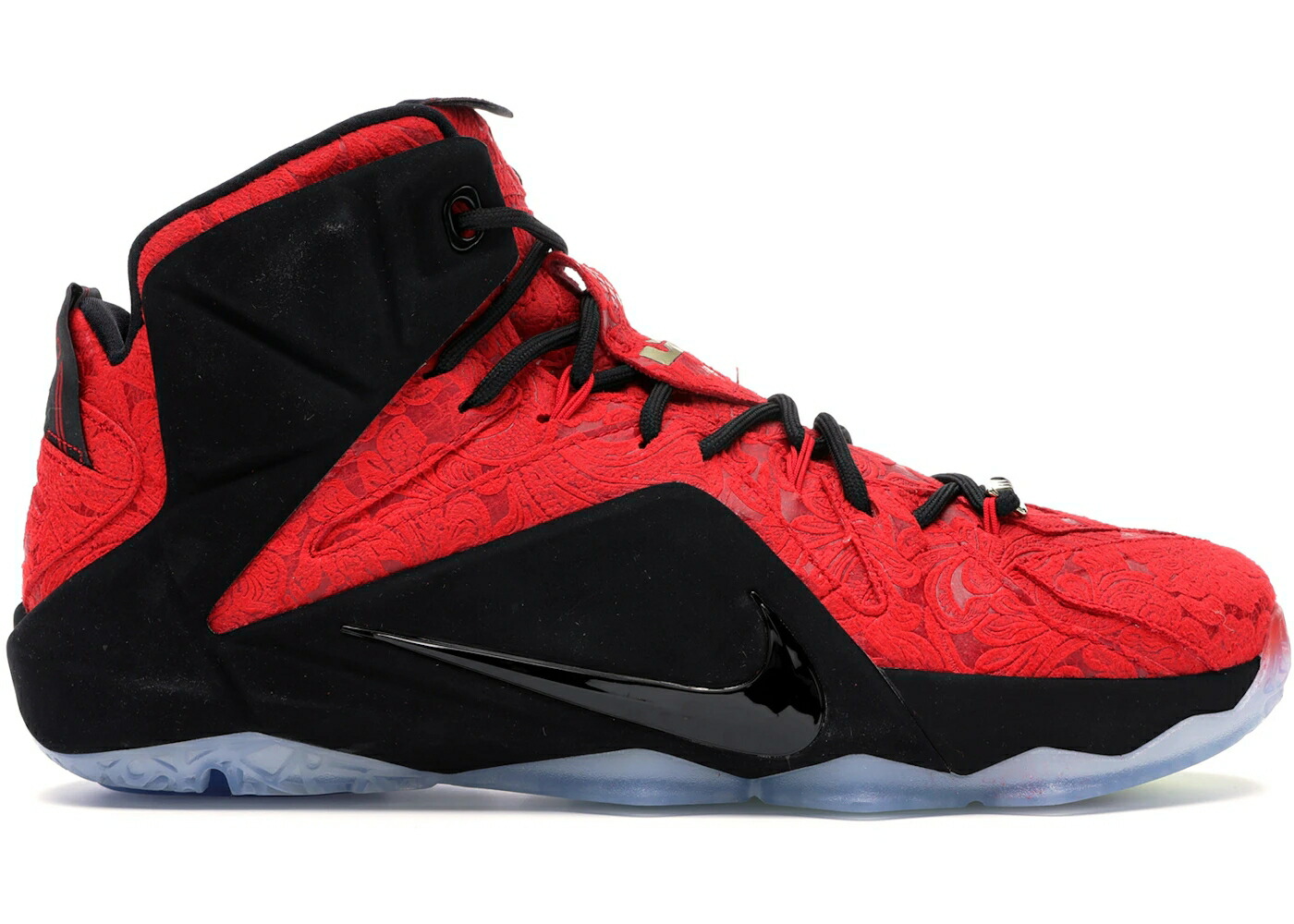 ナイキ レブロン 赤 レッド KING スニーカー メンズ NIKE LEBRON 12 EXT CLOAK / UNIVERSITY RED UNIVERSITY RED