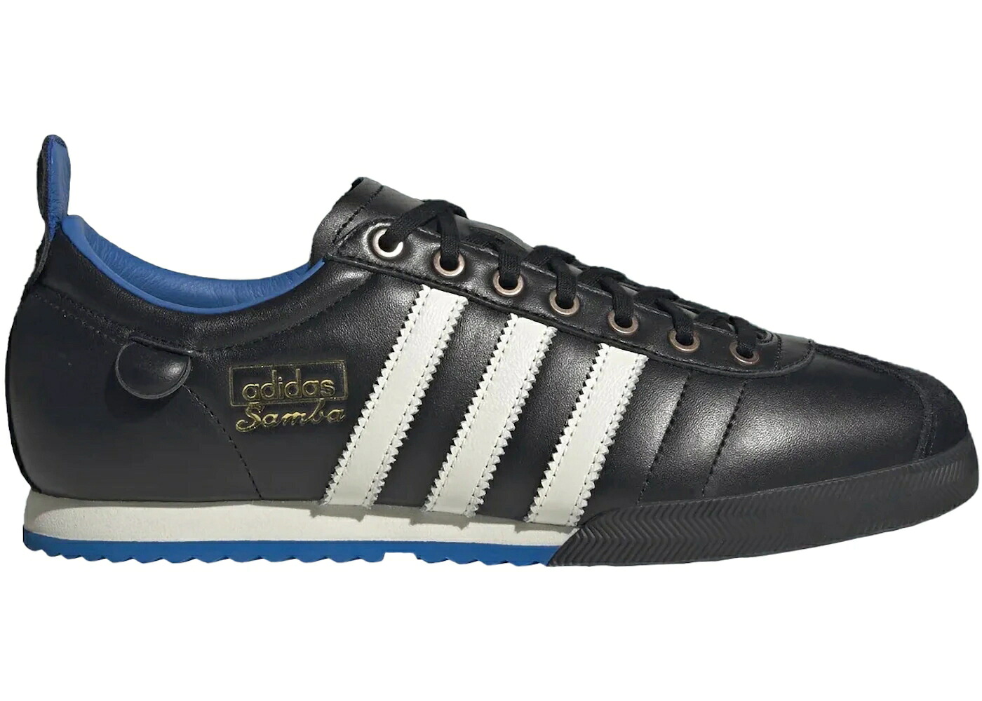 アディダス サンバ 中核グループ 黒いこと 黒いこと 白いこと 白いこと 青色小鳥 スニーカー メンズ ADIDAS SAMBA 62 CORE BLACK / CORE BLACK CLOUD WHITE BLUEBIRD